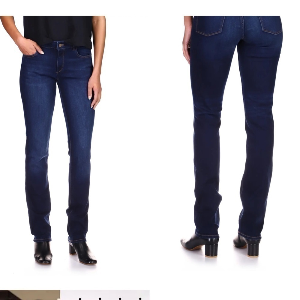 DL1961 Coco Curvy Straight Jeans size 25 blue